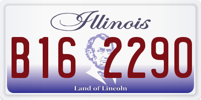 IL license plate B162290