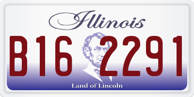 IL license plate B162291