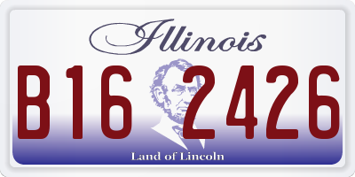 IL license plate B162426