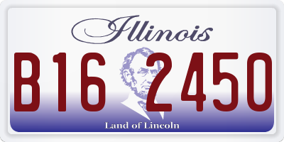 IL license plate B162450
