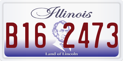 IL license plate B162473