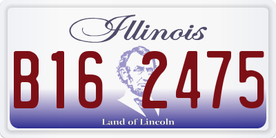 IL license plate B162475