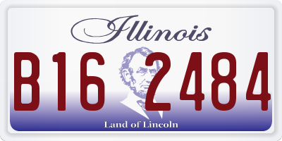 IL license plate B162484