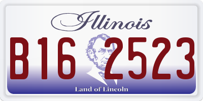 IL license plate B162523