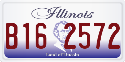 IL license plate B162572