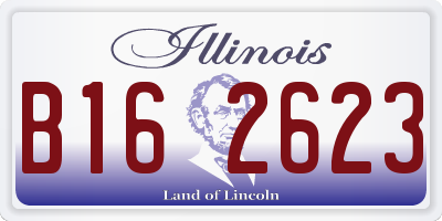 IL license plate B162623