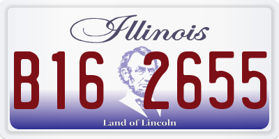 IL license plate B162655