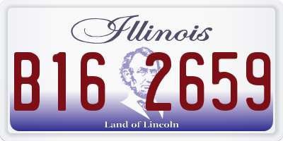 IL license plate B162659