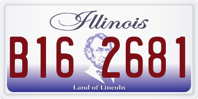 IL license plate B162681