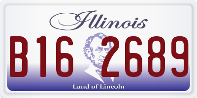 IL license plate B162689