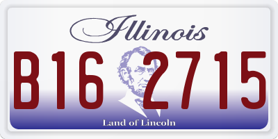 IL license plate B162715