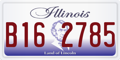 IL license plate B162785