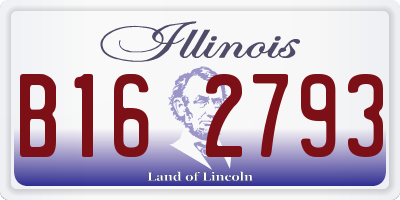 IL license plate B162793