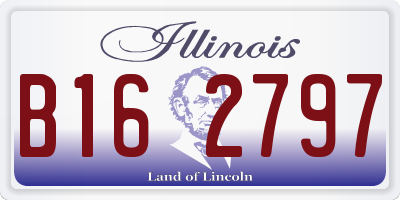 IL license plate B162797