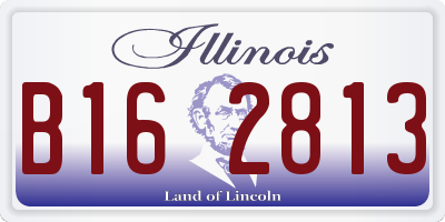 IL license plate B162813