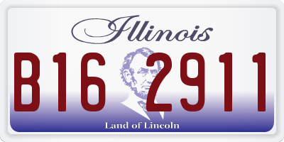 IL license plate B162911