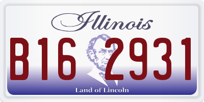 IL license plate B162931