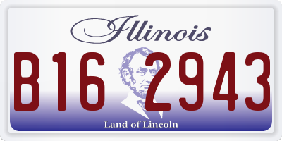 IL license plate B162943