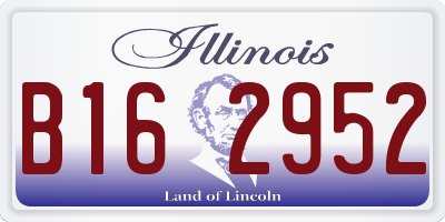 IL license plate B162952