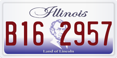 IL license plate B162957