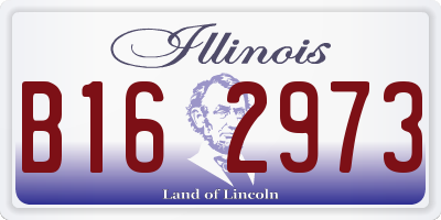 IL license plate B162973