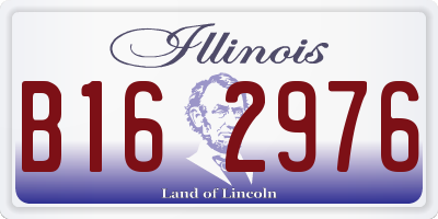 IL license plate B162976