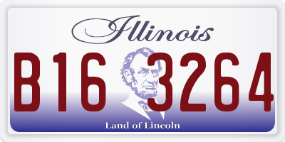 IL license plate B163264