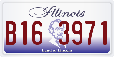 IL license plate B163971