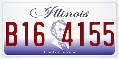 IL license plate B164155
