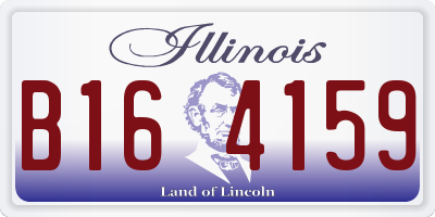 IL license plate B164159