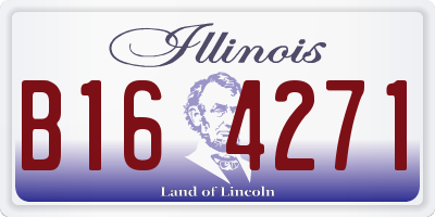IL license plate B164271