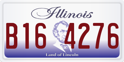 IL license plate B164276