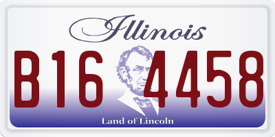 IL license plate B164458