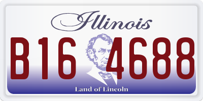 IL license plate B164688