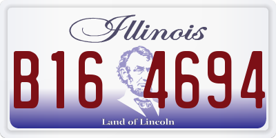 IL license plate B164694