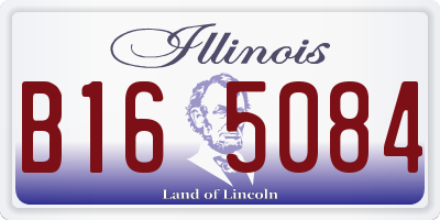 IL license plate B165084