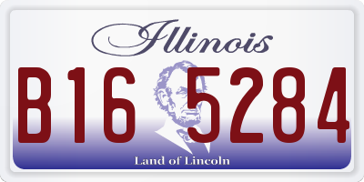 IL license plate B165284
