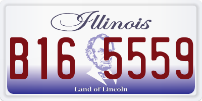 IL license plate B165559