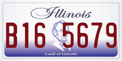 IL license plate B165679