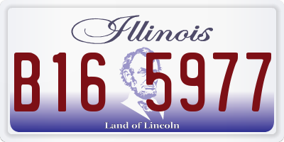 IL license plate B165977