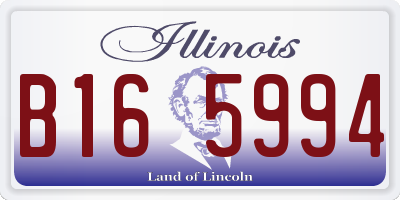 IL license plate B165994