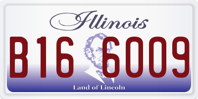 IL license plate B166009