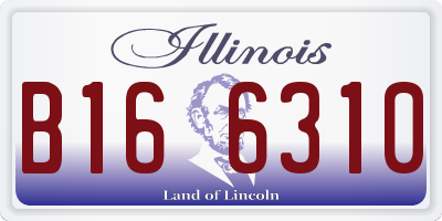 IL license plate B166310