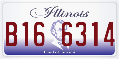 IL license plate B166314