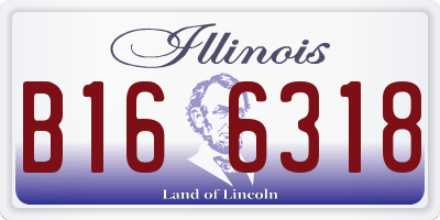 IL license plate B166318