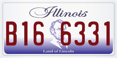 IL license plate B166331