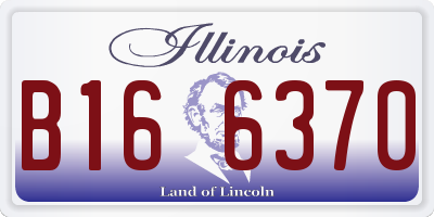 IL license plate B166370