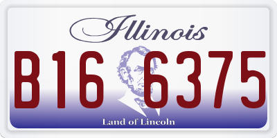 IL license plate B166375