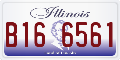IL license plate B166561