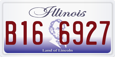 IL license plate B166927